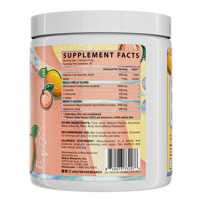 NUTREX | Creatina Monohidratada Women - Peach Mango