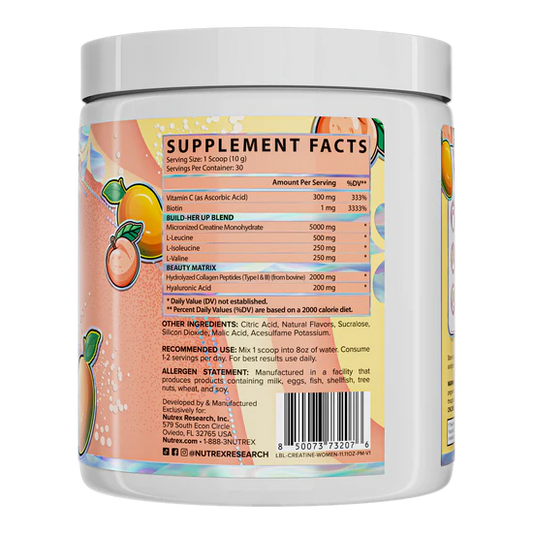 NUTREX | Creatina Monohidratada Women - Peach Mango