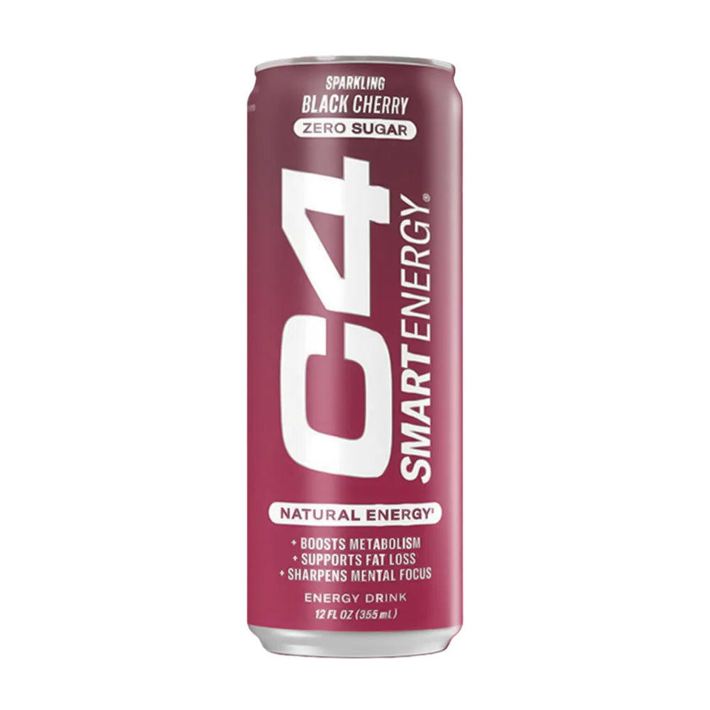 C4 | Smart Energy Drink Carbonated. 12 pza - Black Cherry