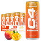 C4 | Smart Energy Drink Carbonated. 12 pza - Peach Mango