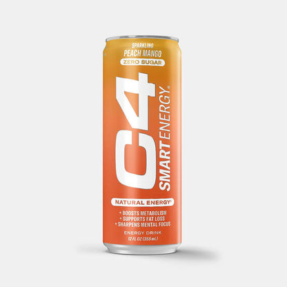 C4 | Smart Energy Drink Carbonated. 12 pza - Peach Mango