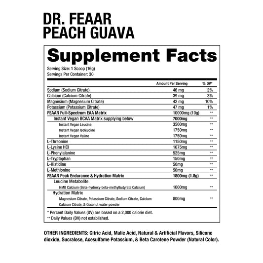 DP | Aminoacidos Dr. FEAAR - Peach Guava