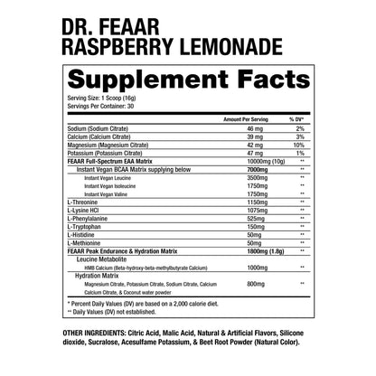 DP | Aminoacidos Dr. FEAAR - Raspberry Lemonade