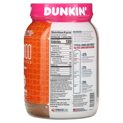 DYMATIZE | ISO 100 1.3 lbs - Dunkin Mocha Latte