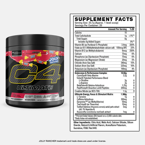 C4 | Ultimate Pre-workout - Cherry Jolly Rancher