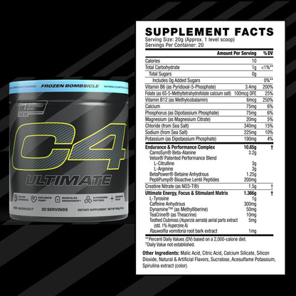 C4 | Ultimate Pre-workout - Icy Blue Razz
