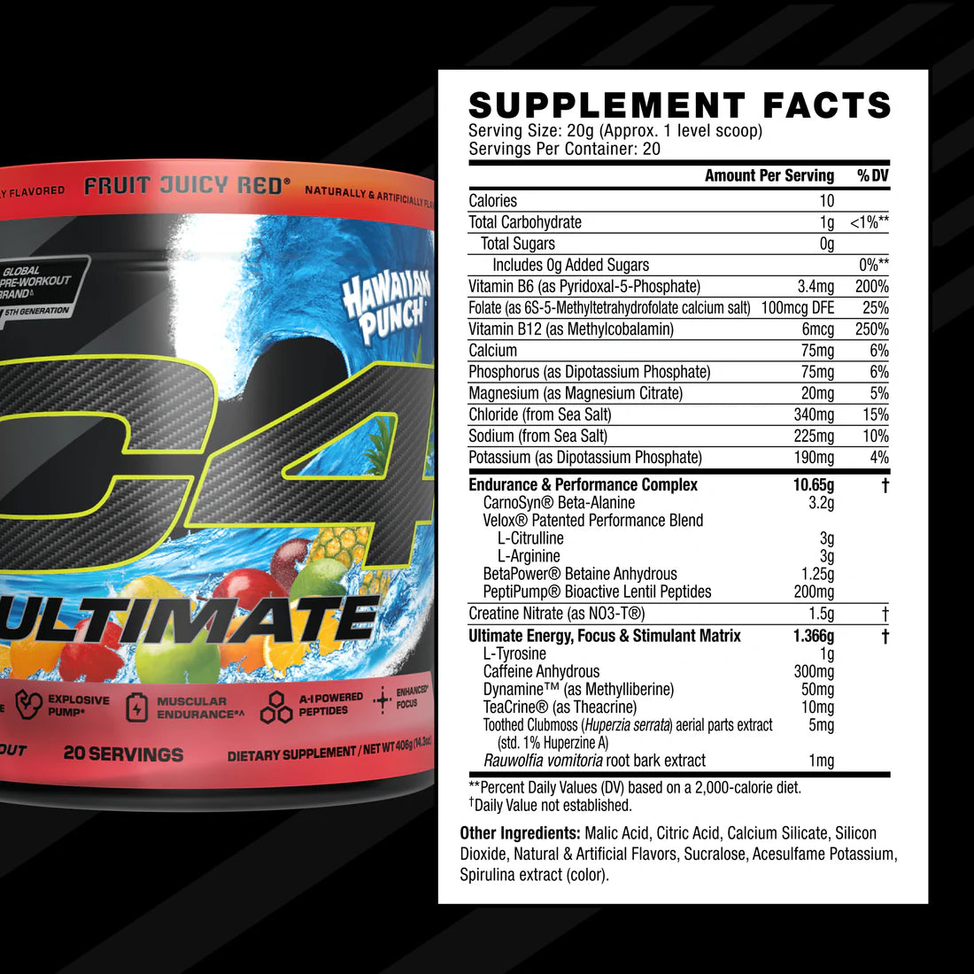 C4 | Ultimate Pre-workout - Hawaiian Punch Fruit Juicy