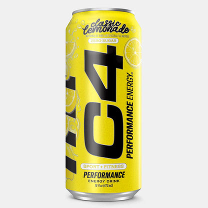 C4 | Energy Drink Carbonated 12 pza - Classic Lemonade