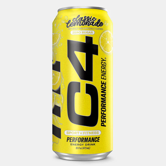 C4 | Energy Drink Carbonated 12 pza - Classic Lemonade