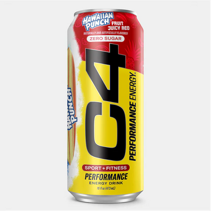 C4 | Energy Drink Carbonated 12 pza - Hawaiian Punch Fruit