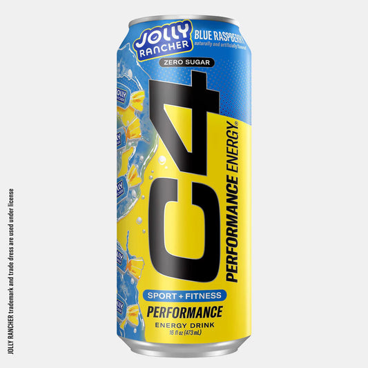 C4 | Energy Drink Carbonated 12 pza - Blue Razz Jolly Rancher