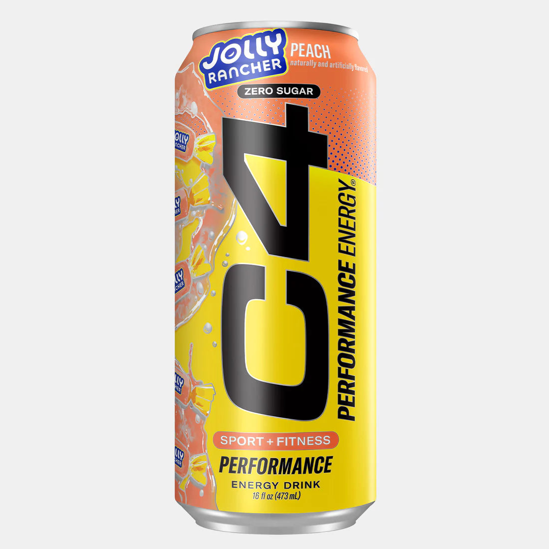 C4 | Energy Drink Carbonated 12 pza - Peach Jolly Rancher