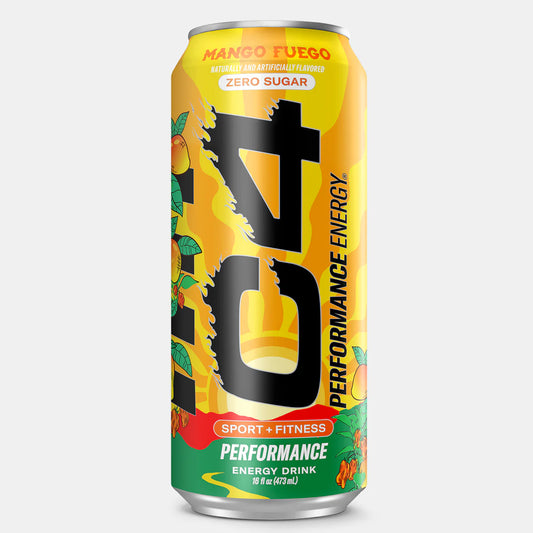 C4 | Energy Drink Carbonated 12 pza - Mango Fuego