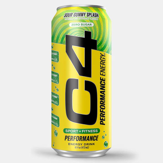 C4 | Energy Drink Carbonated 12 pza - Sour Gummy Splash