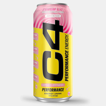 C4 | Energy Drink Carbonated 12 pza - Strawberry Blast