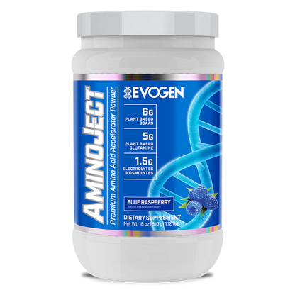 EVOGEN | Aminoject 30 serv - Blue Raspberry