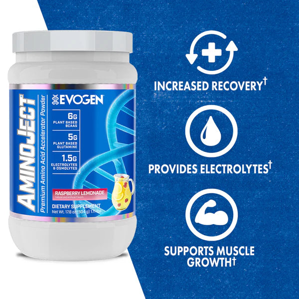 EVOGEN | Aminoject 30 serv - Raspberry Lemonade