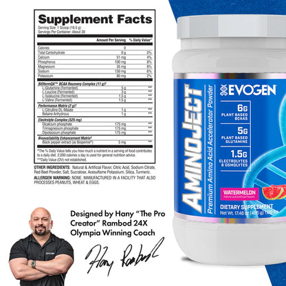 EVOGEN | Aminoject 30 serv - Watermelon