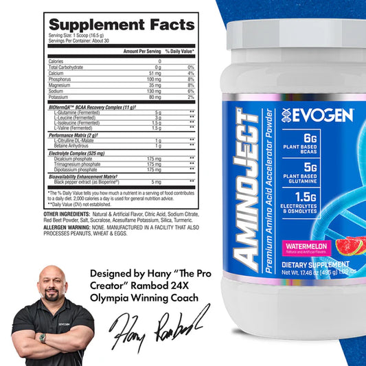 EVOGEN | Aminoject 30 serv - Watermelon