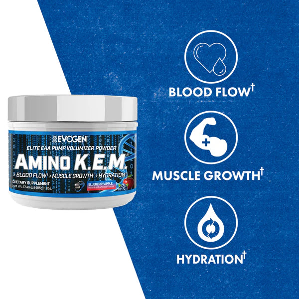 EVOGEN | Amino K.E.M EAA 30 serv - Blueberry Apple