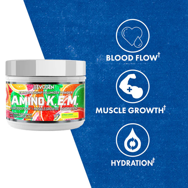 EVOGEN | Amino K.E.M EAA 30 serv - Citrus Candy