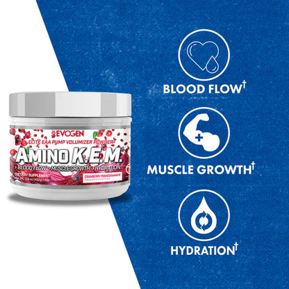 EVOGEN | Amino K.E.M EAA 30 serv - Cranberry Pomegranate