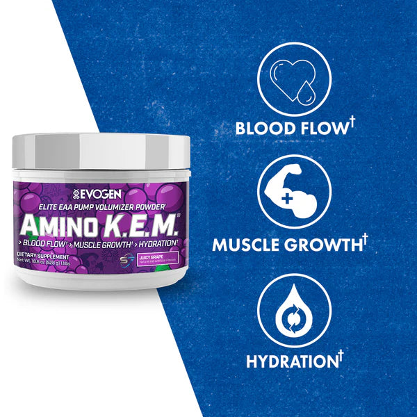 EVOGEN | Amino K.E.M EAA 30 serv - Juicy Grape