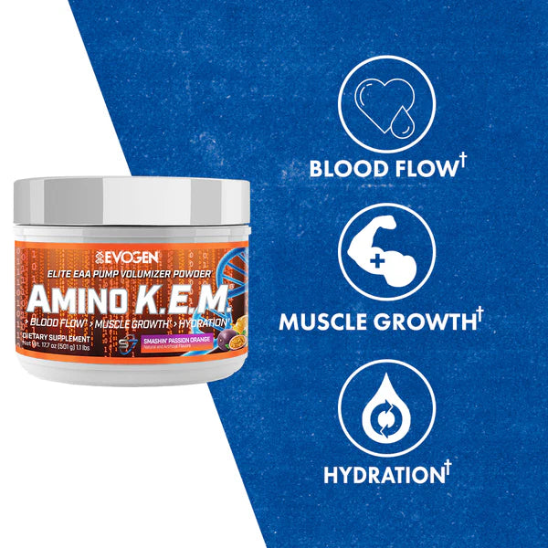 EVOGEN | Amino K.E.M EAA 30 serv - Smashin Passion Orange
