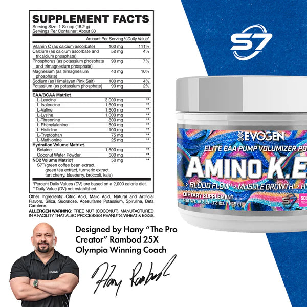 EVOGEN | Amino K.E.M EAA 30 serv - Sour Candy