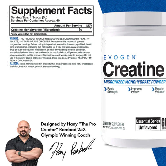 EVOGEN | Creatina Monohidratada - 300 gr