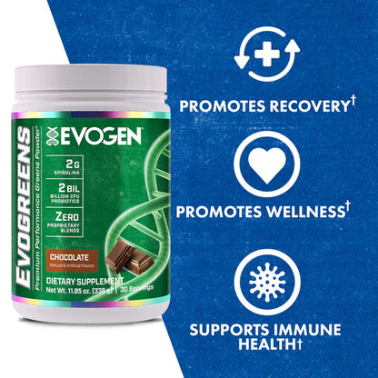 EVOGEN | Evogreens 30 Serv - Chocolate