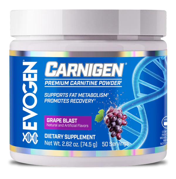EVOGEN | L-Carnitina Carnigen 50 Serv - Grape Blast