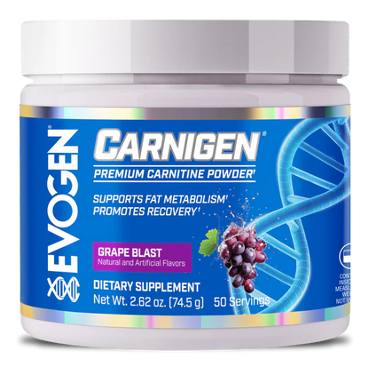EVOGEN | L-Carnitina Carnigen 50 Serv - Grape Blast