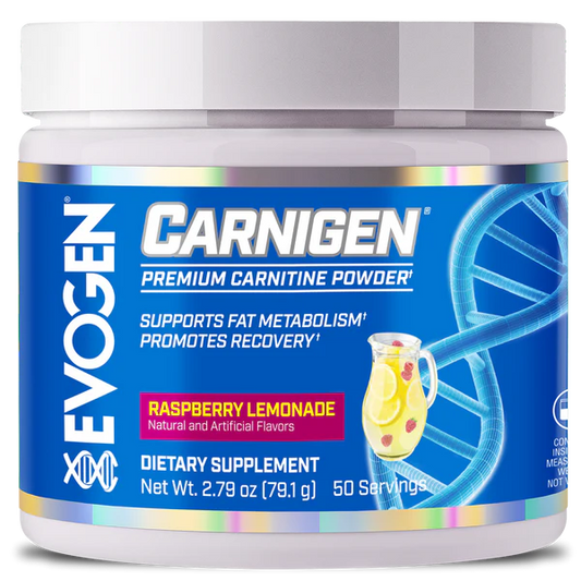 EVOGEN | L-Carnitina Carnigen 50 Serv - Raspberry Lemonade