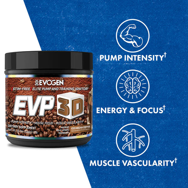 EVOGEN | EVP 3D Stim Free 40 Serv - Iced Mocha Coffee