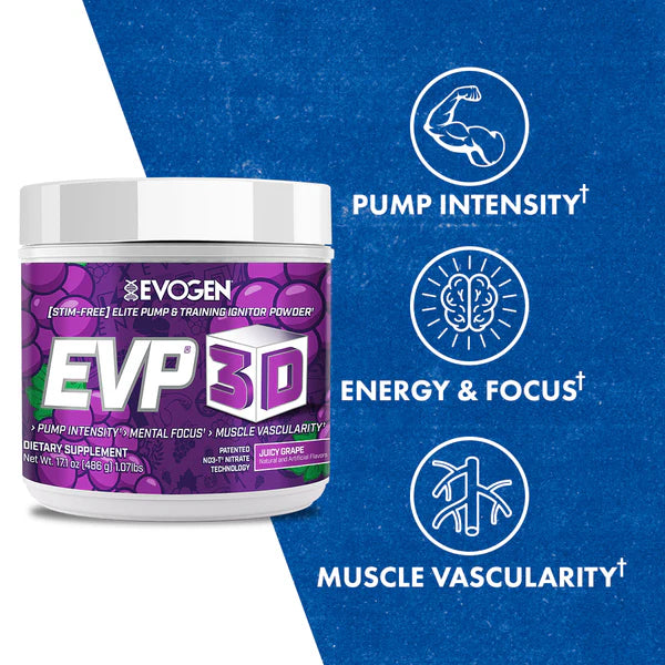 EVOGEN | EVP 3D Stim Free 40 Serv - Juice Grape