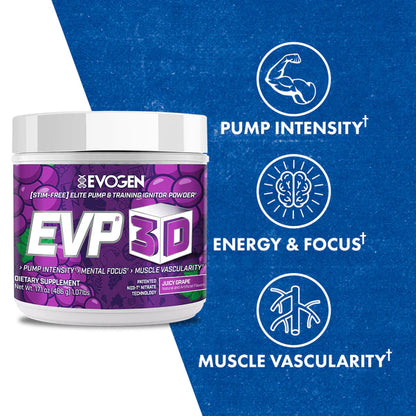 EVOGEN | EVP 3D Stim Free 40 Serv - Juice Grape