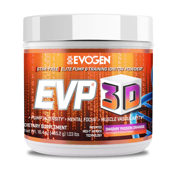 EVOGEN | EVP 3D Stim Free 40 Serv - Smashin Passion Orange