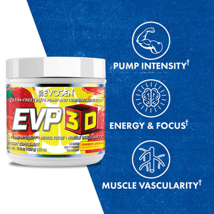 EVOGEN | EVP 3D Stim Free 40 Serv - Strawberry Lemonade