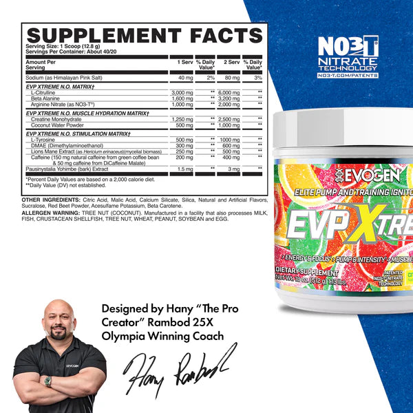 EVOGEN | EVP Extreme 40 Serv - Citrus Candy
