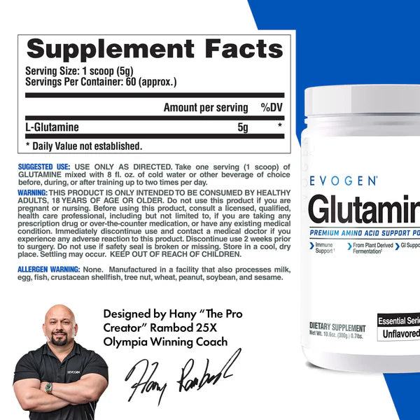 EVOGEN | Glutamina - 60 Serv