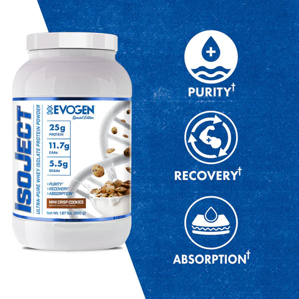 EVOGEN | Isoject 25 Serv - Mini Crisp Cookies
