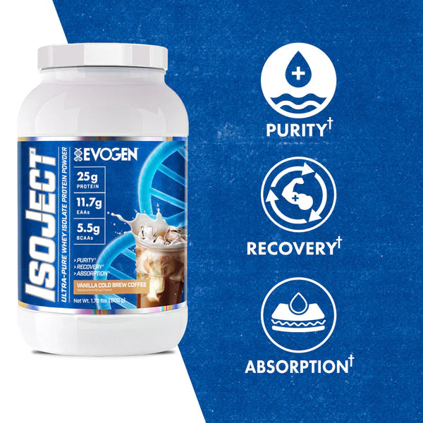 EVOGEN | Isoject 25 Serv - Vainilla Cold Brew Coffee