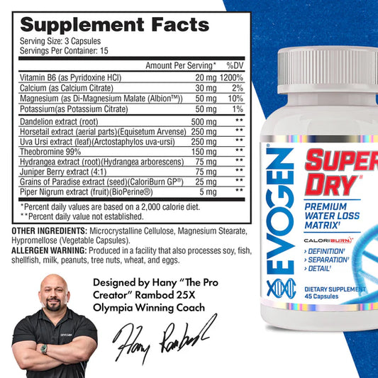 EVOGEN | Super Dry - 45 Caps