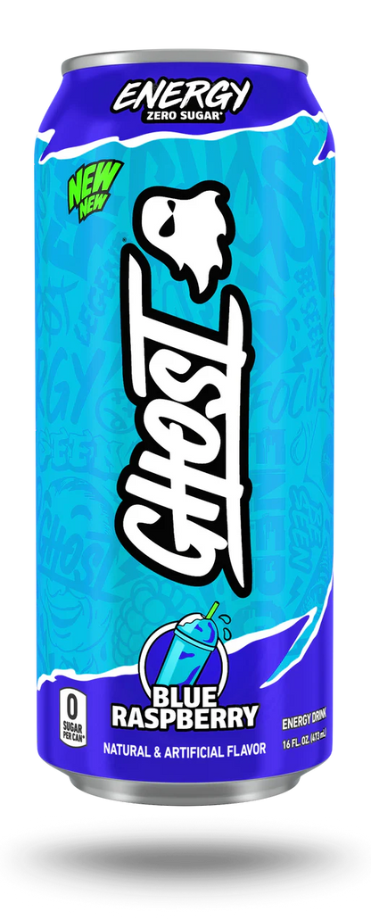 GHOST | Energy Drink 12 pza - Blue Raspberry.