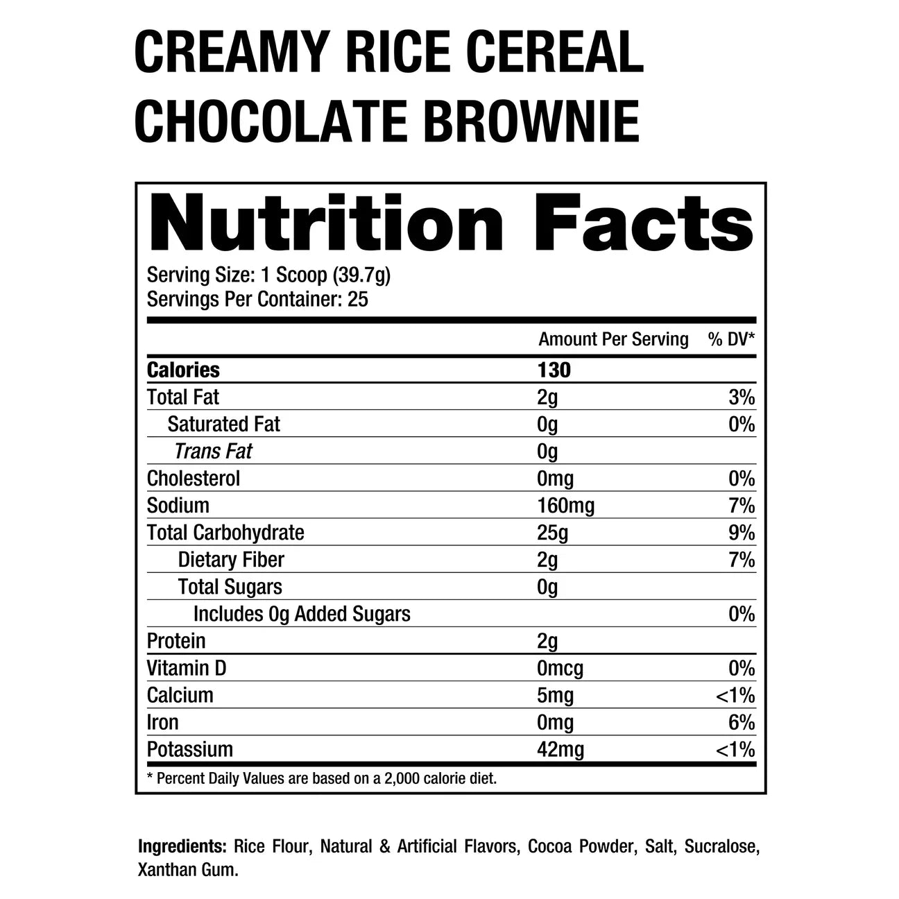 DRAGON PHARMA | Creamy Rice Cereal - Chocolate Brownie
