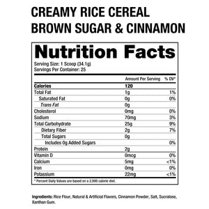 DRAGON PHARMA | Creamy Rice Cereal - Brown Sugar Cinnamon