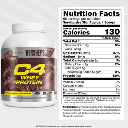 C4 | Whey Protein 5 lbs - Chocolate Herseys