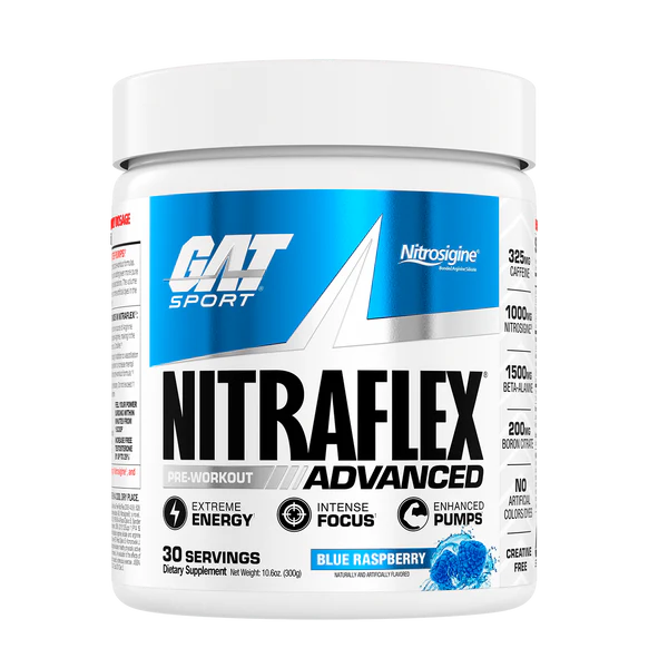 GAT SPORT | NitraFlex Advance 30 serv - Blue Raspberry