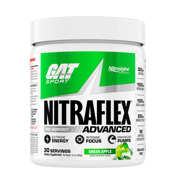 GAT SPORT | NitraFlex Advance 30 serv - Green Apple